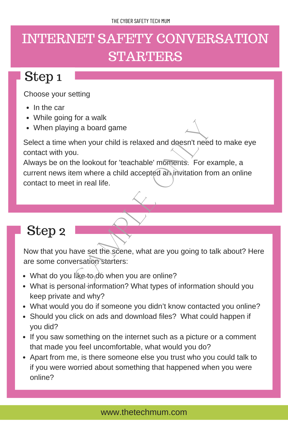 Internet Safety Board Game